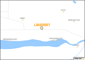 map of Lakeport