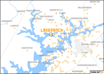 map of Lake Ranch