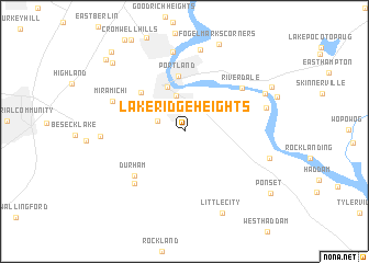 map of Lakeridge Heights