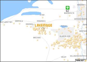 map of Lake Ridge