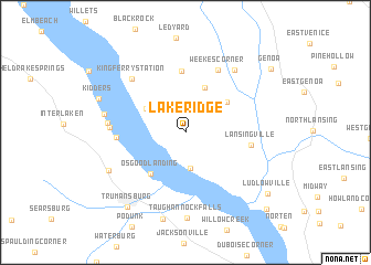 map of Lake Ridge