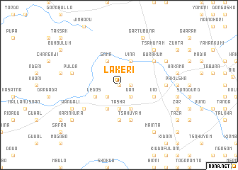 map of Lakeri