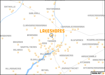 map of Lake Shores