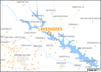 map of Lake Shores