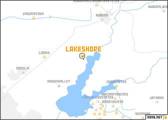 map of Lakeshore