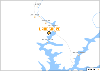 map of Lakeshore
