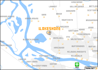 map of Lakeshore