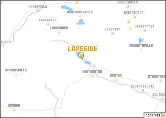 map of Lakeside