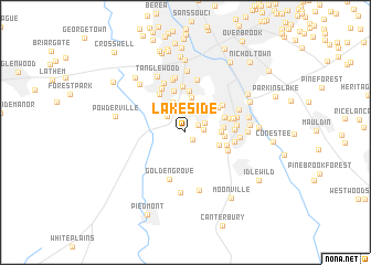 map of Lakeside