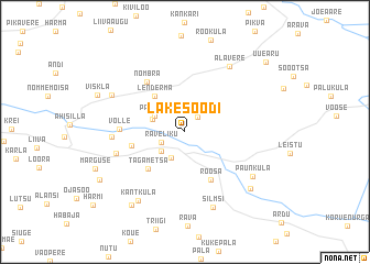 map of Lakesöödi