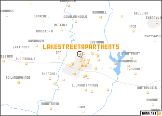map of Lake Street Apartments