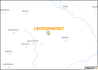 Lake Summerset (United States - USA) map - nona.net