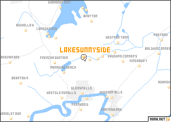 map of Lake Sunnyside