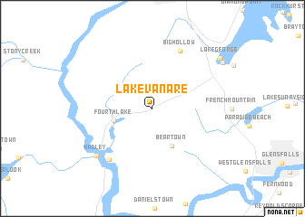 map of Lake Vanare