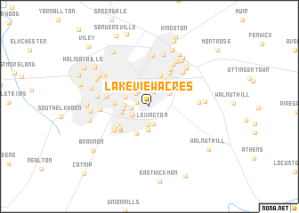 map of Lakeview Acres