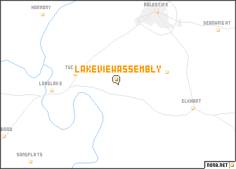 map of Lakeview Assembly