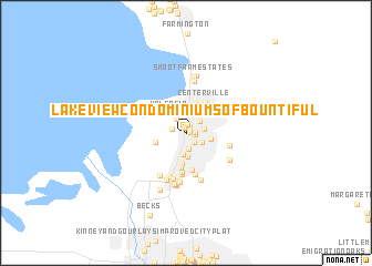 map of Lakeview Condominiums of Bountiful