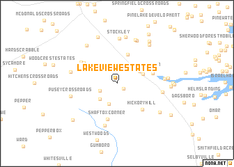 map of Lakeview Estates