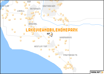 map of Lakeview Mobile Home Park