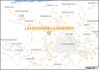 map of Lakeview Mobile Home Park
