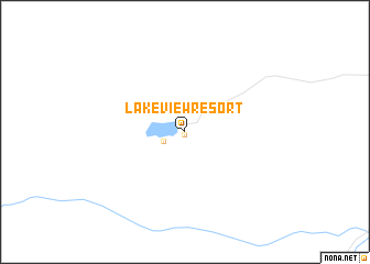 map of Lake View Resort