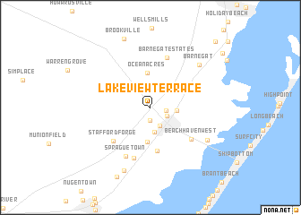 map of Lakeview Terrace