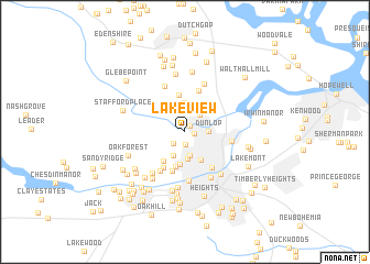 map of Lakeview