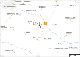 map of Lake View