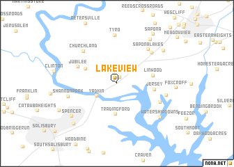 map of Lakeview