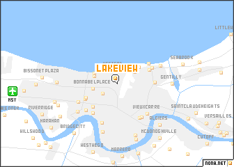 map of Lakeview