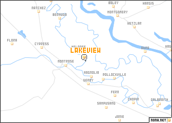 map of Lakeview