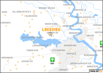 map of Lakeview