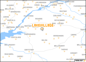 map of Lake Village