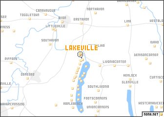 map of Lakeville