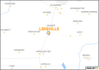 map of Lakeville