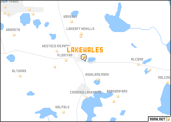 map of Lake Wales