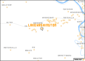 map of Lake Washington