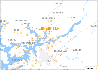 map of Lake Watch