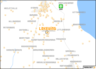 map of Lakewind