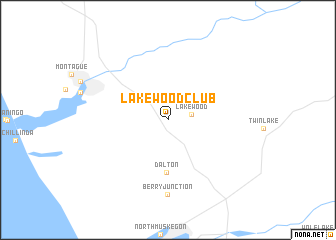 map of Lakewood Club