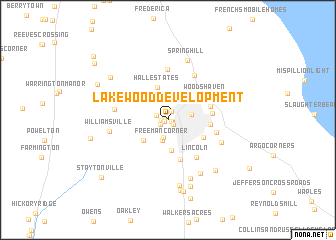 map of Lakewood Development