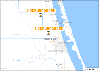 map of Lakewood Park