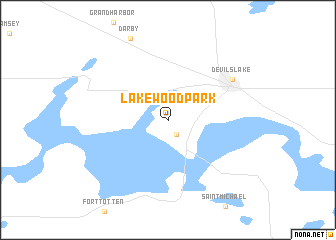 map of Lakewood Park