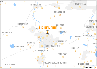 map of Lakewood