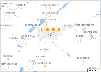 map of Lakewood