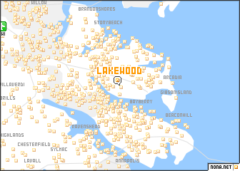 map of Lakewood