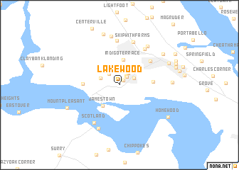 map of Lakewood