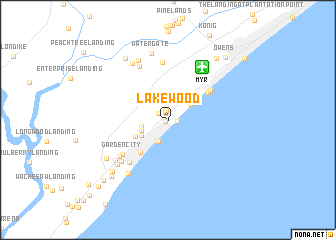 map of Lakewood