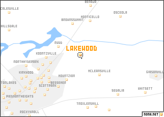 map of Lakewood