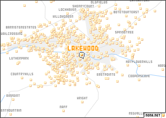 map of Lakewood